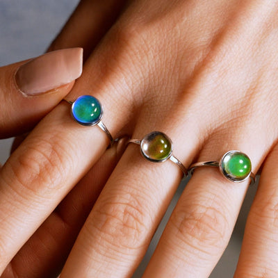 CHROMATA™ MOODSTONE RINGS - NOGU.studio