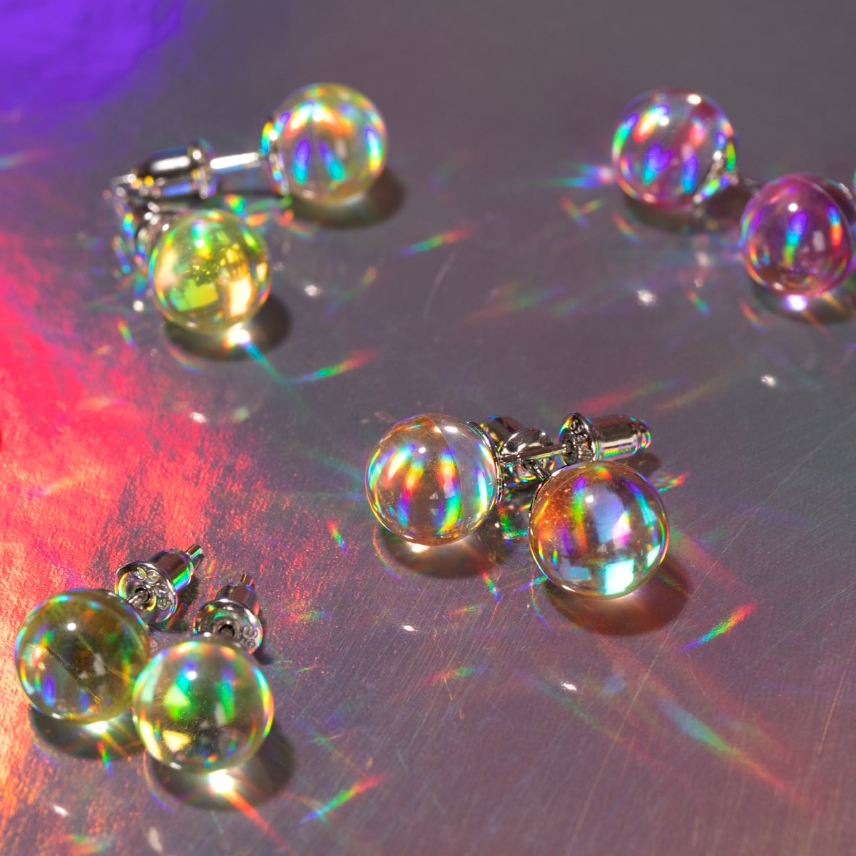 GALAXY-GLAS-OHRRINGE