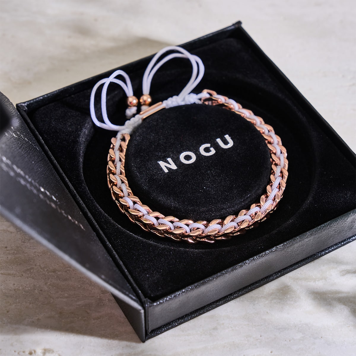 NOGU Handmade Gaia Wheat Chain Bracelets (Stainless Steel Nature Jewelry Collection)
