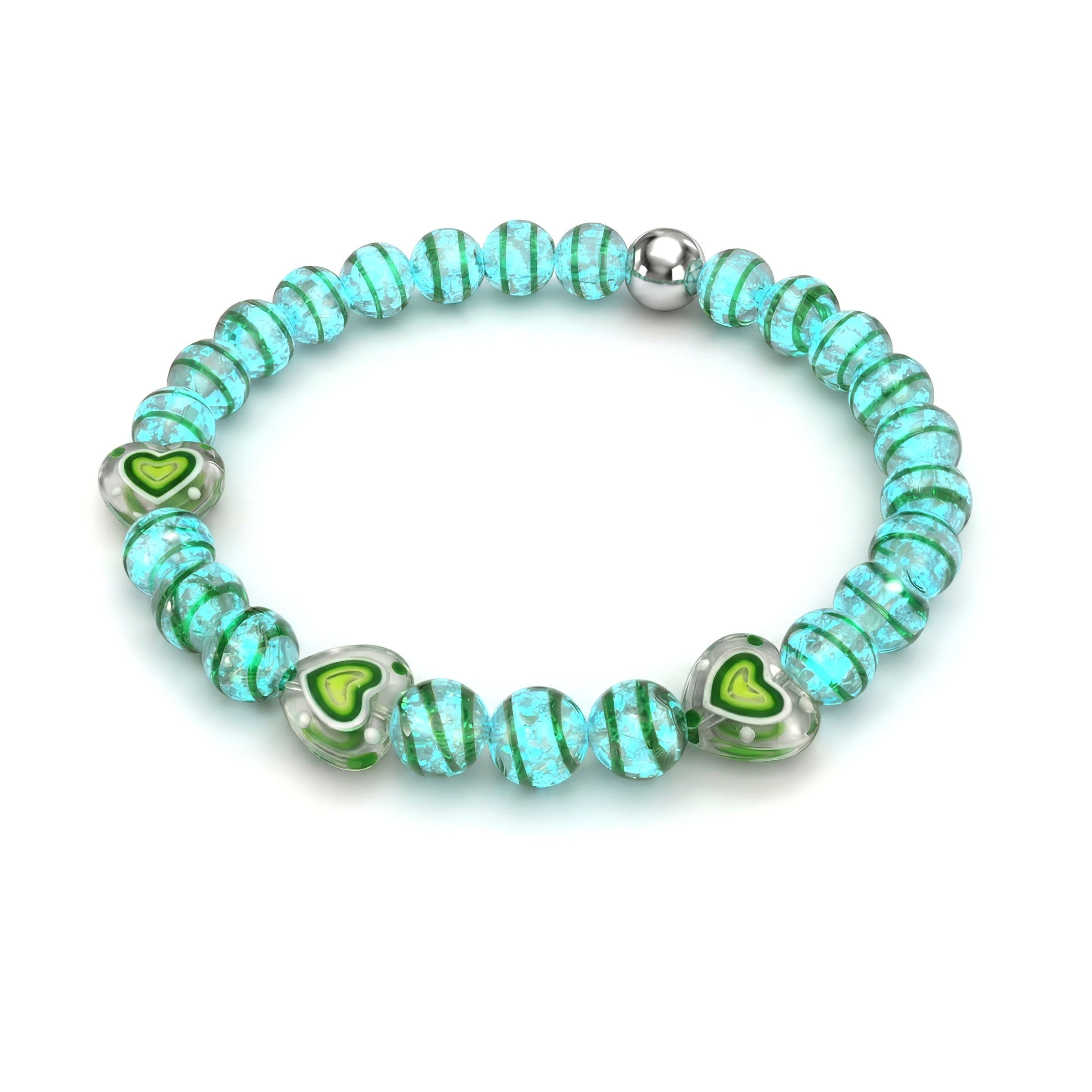 Mint Heartbreaker | Firework Glass Sugar Bracelet