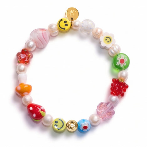 Rainbows & Pearls | Beautiful Chaos Bracelet x 18k Gold