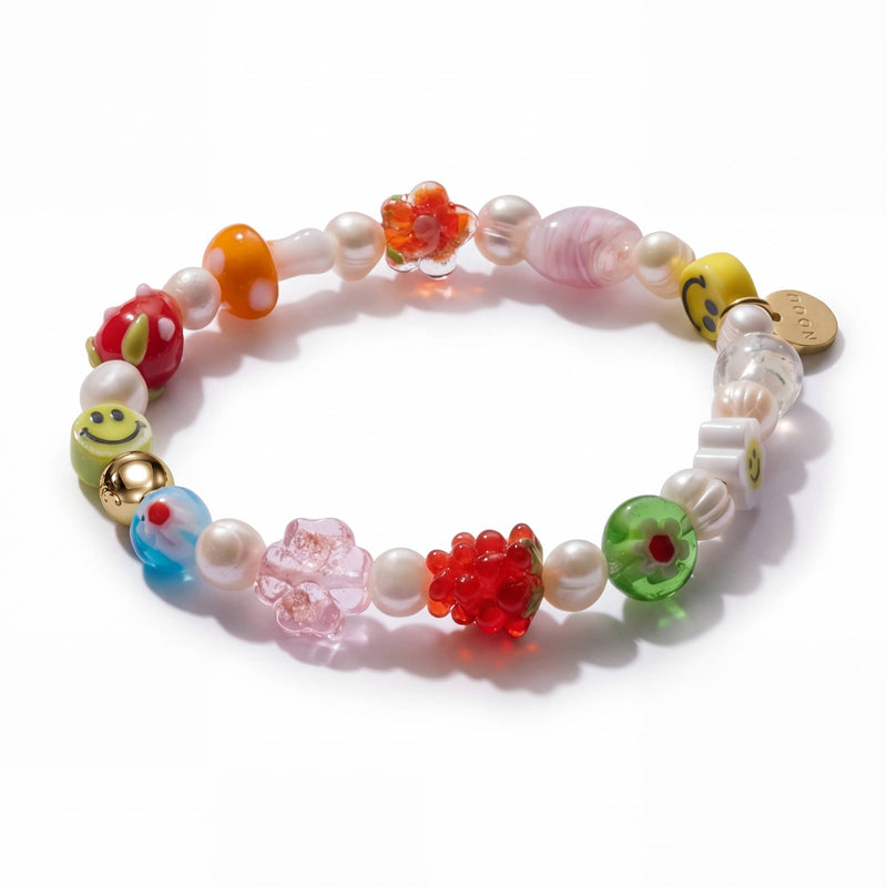 Rainbows & Pearls | Beautiful Chaos Bracelet x 14k Gold