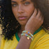 BRASILIEN | Meerjungfrau Glass Nations Armband