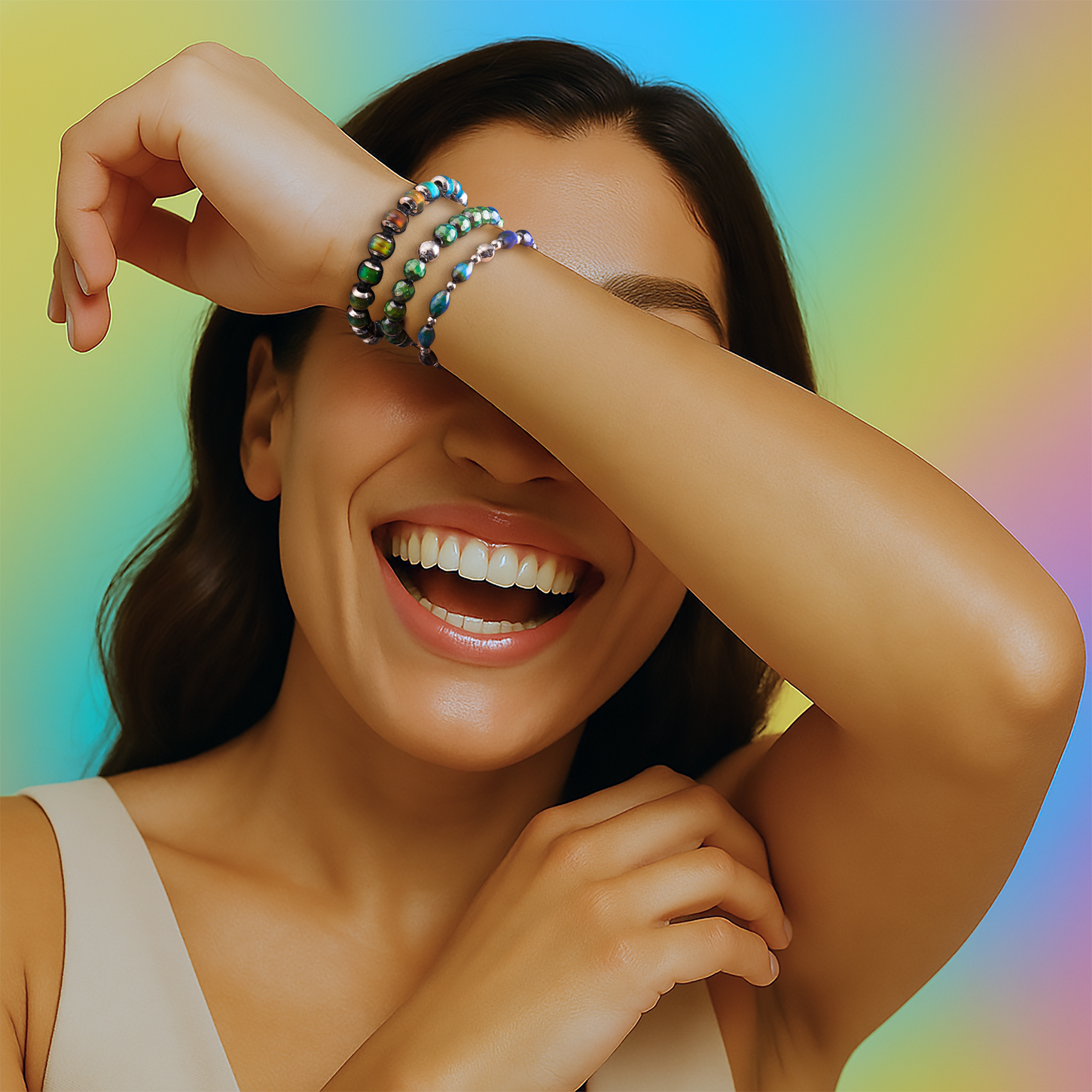 Chromata | MoodSphere Makramee-Armband