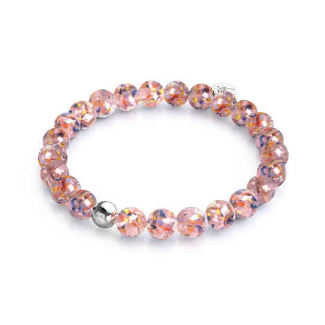 Pink Burst | Firefly Glass Confetti Bracelet
