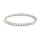 Rhodium x Crystal | Tennis Club Bracelet
