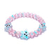 Errötender Geist | Silber | Glühwürmchen-Glasgeisterarmband