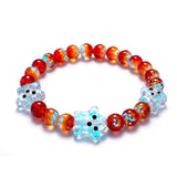Berry Boo | Silber | Glühwürmchen-Glas-Geisterarmband