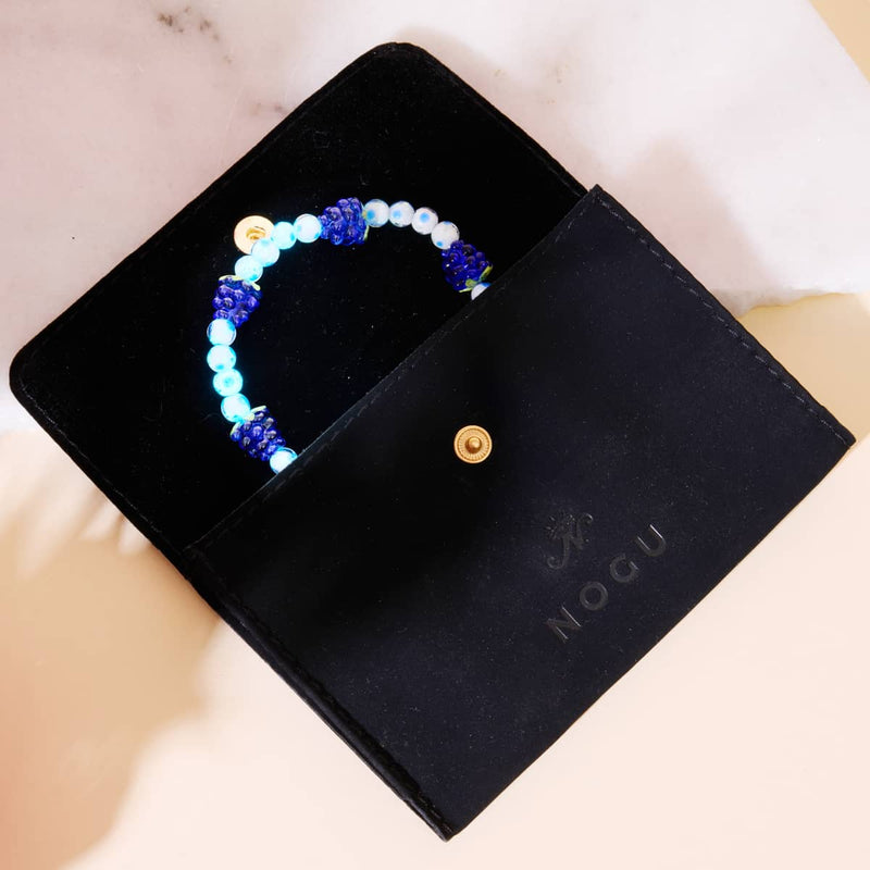 Very Berry | .925 Sterling Silver | Firefly Glass Berry Bracelet