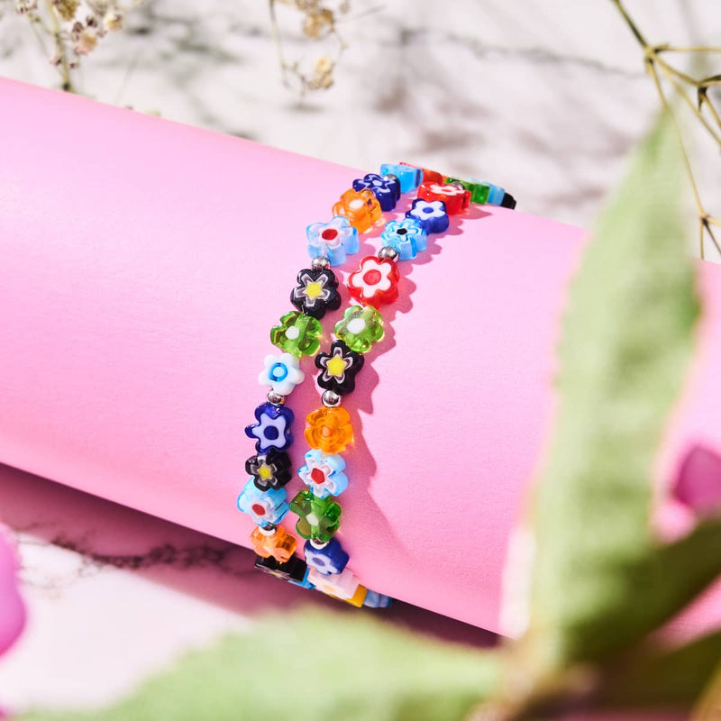 Flower Power | .925 Sterling Silver | Millefiori Wrap