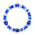 Blue Strawberry Fields | .925 Sterling Silver | Firefly Glass Berry Bracelet