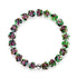 Liquorice Lilly | .925 Sterling Silver | Firefly Glass Flower Bracelet