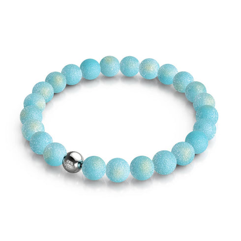 Frosted Turquoise | .925 Sterling Silver | Arctic Spark Bracelet