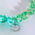 Emerald | .925 Sterling Silver | Firefly Glass Watercolor Bracelet