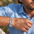 Auge im Himmel | 925er Sterlingsilber | Armband mit Kristall-Bösem Blick
