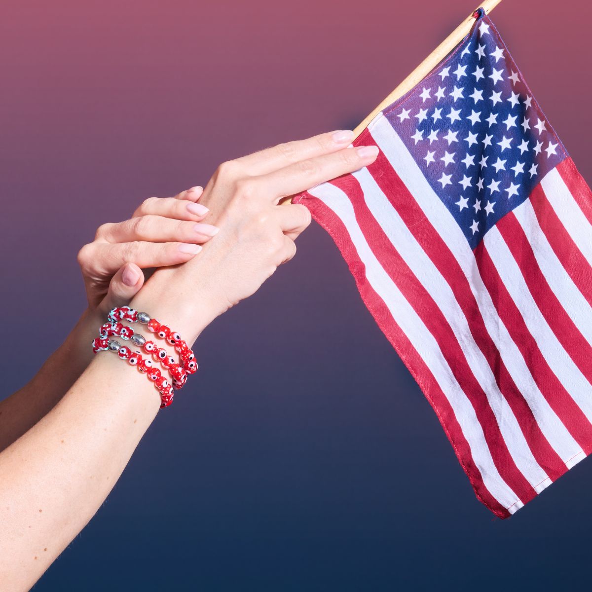 Nasser heißer amerikanischer Sommer