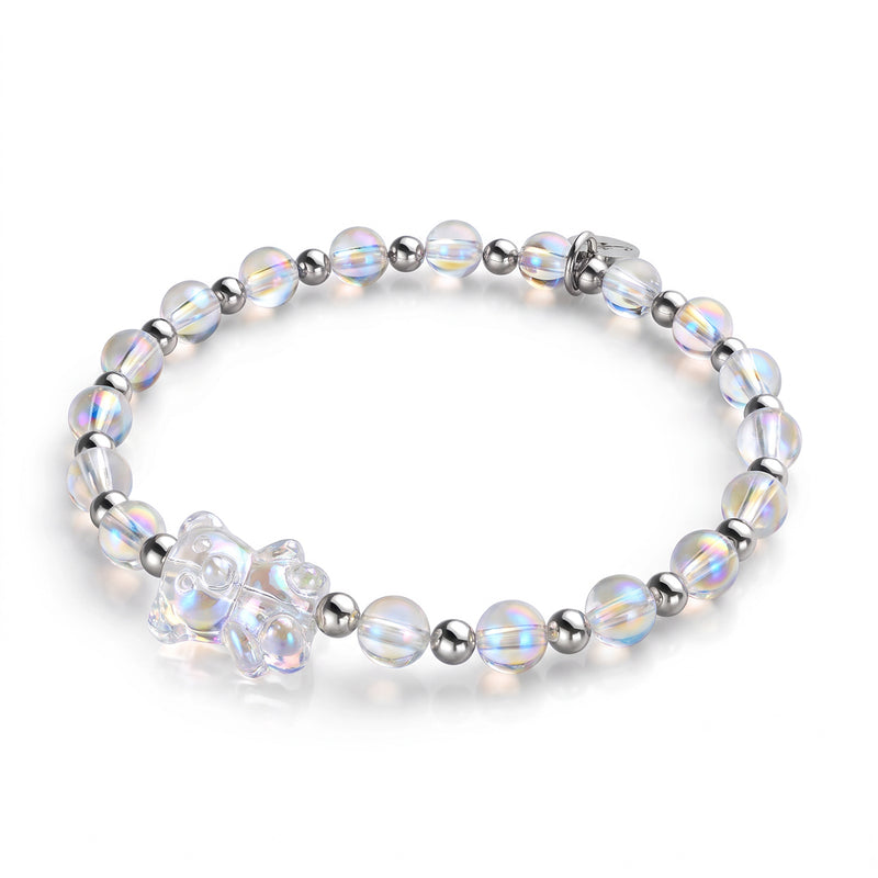 Unicorn Crystal | Silver | Shimmer Bear Bracelet