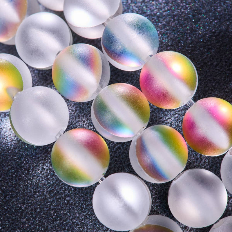 Feenstaub | Silber | Meerjungfrau Glasperlenarmband