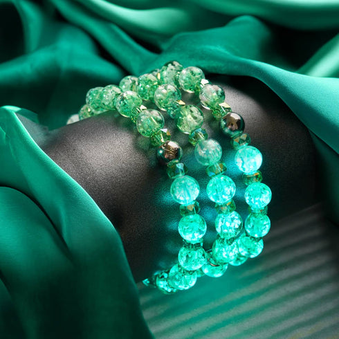 Limelight | Firefly Glas Schneekugel Armband
