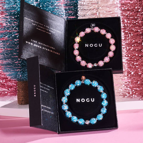 Türkises Konfetti | Deluxe Kristall Kikiballa Armband