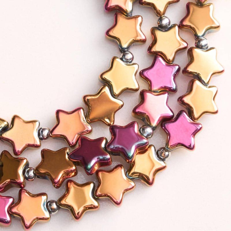 Scharlachroter Sternenstaub | 925er Sterlingsilber | Sternenwickel