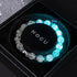 Whiteout | Firefly Glas Schneekugel Armband