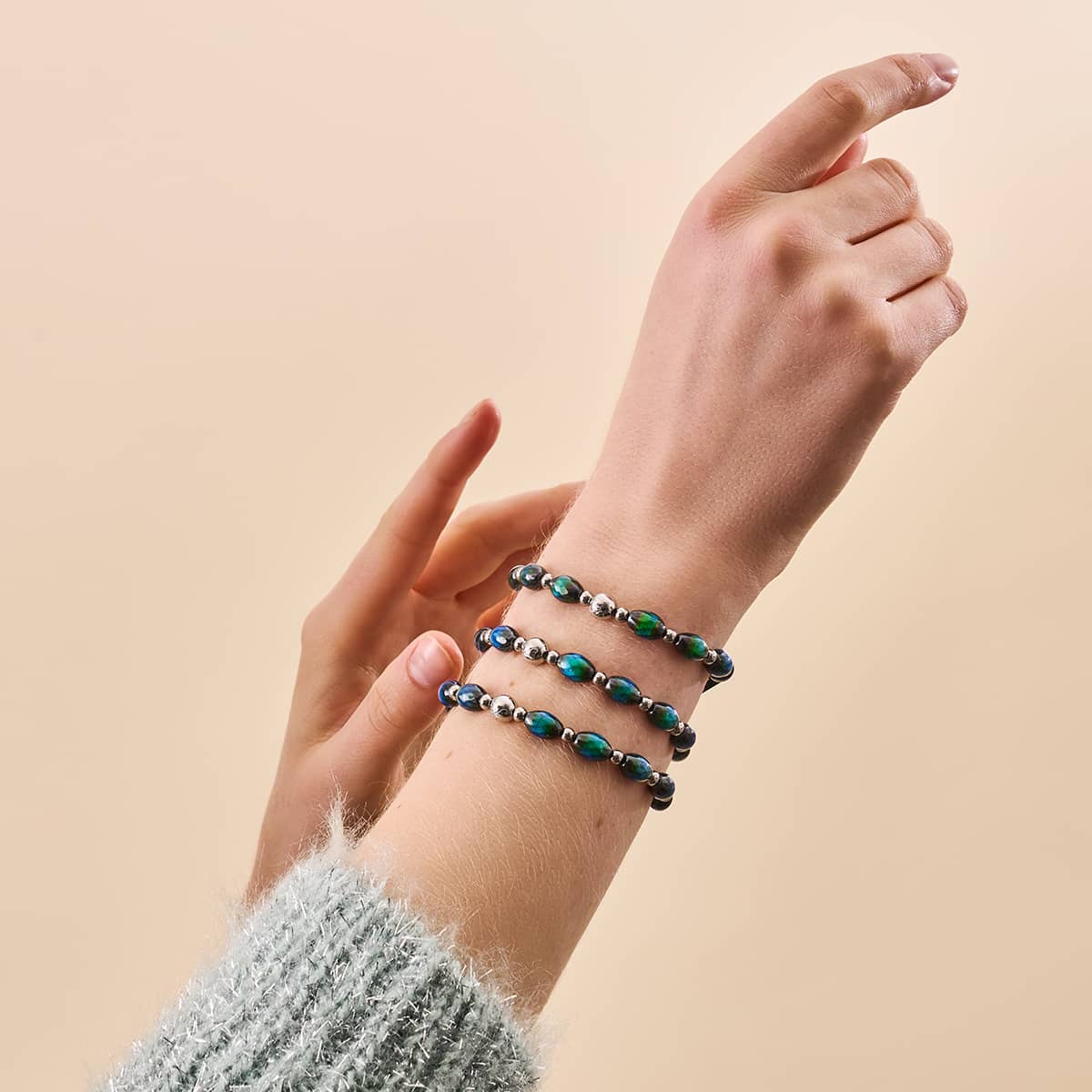 Chromata | Stimmungsstein-Fabergé-Armband