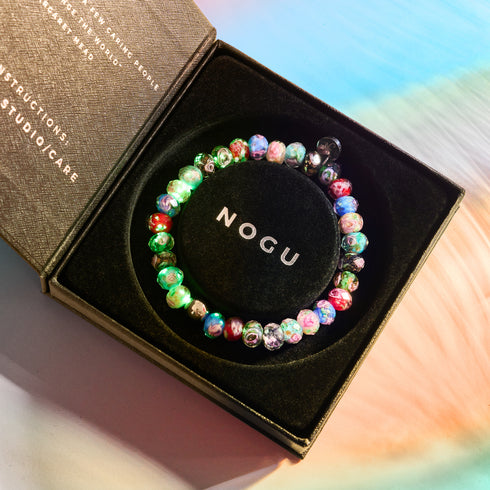 Wildblumen | Firefly Glas Diamanten Armband