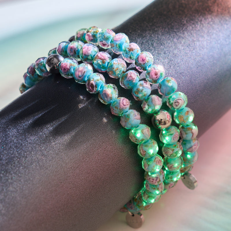 Glockenblume | Firefly Glas Diamanten Armband