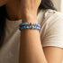 Hyazinthe | Firefly Glas Diamanten Armband