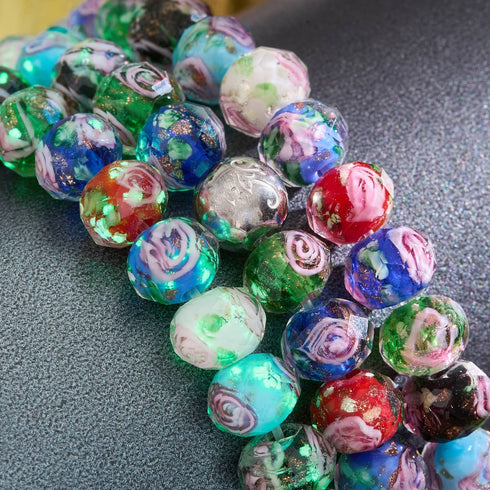 Wildblumen | Firefly Glas Diamanten Armband