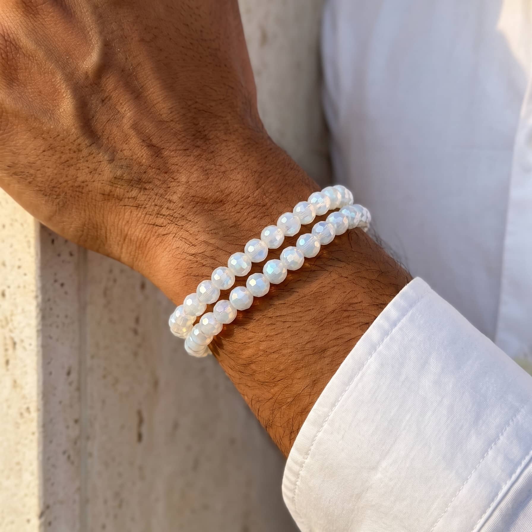 Frost | Facettiertes Prisma Armband