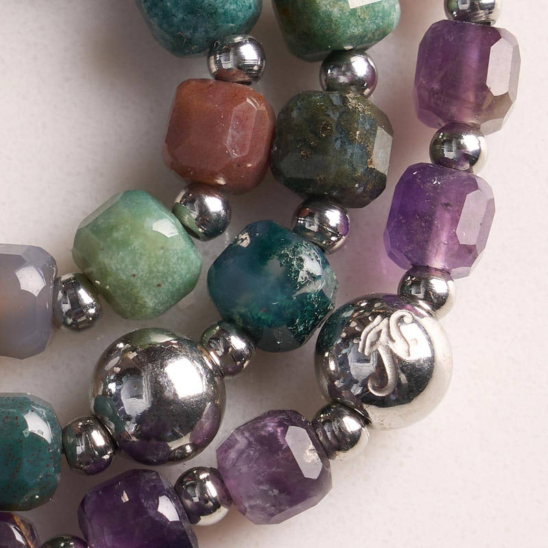 India Agate | Sacred Geode Bracelet