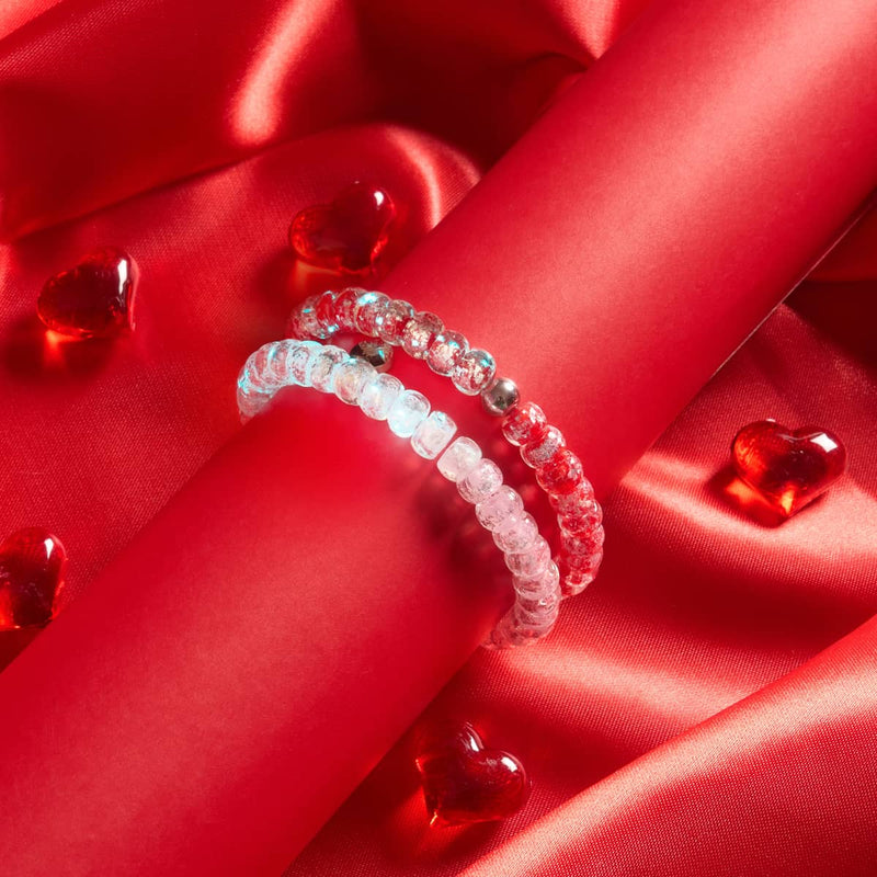 Sweetheart Glow | Firefly Glass Foil Bracelet