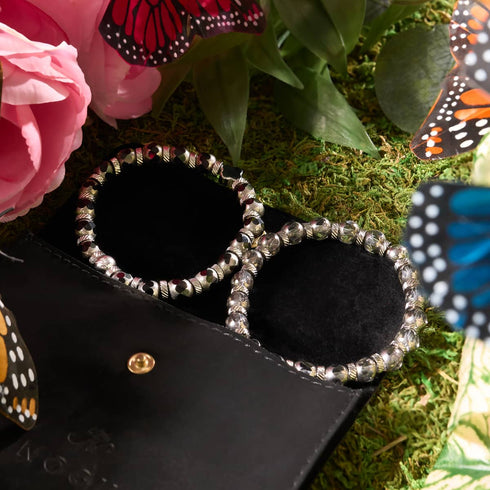 Silver | Chrome Clover Bracelet