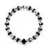 Black | Chrome Clover Bracelet
