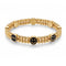 Gold x Midnight Luminous Enamel | Smile Bracelet