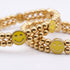 Gold x Sunshine Luminous Enamel | Smile Bracelet