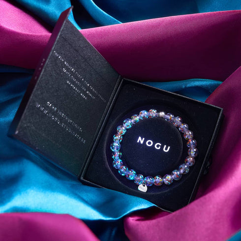 Lilac | Firefly Glass Confetti Bracelet