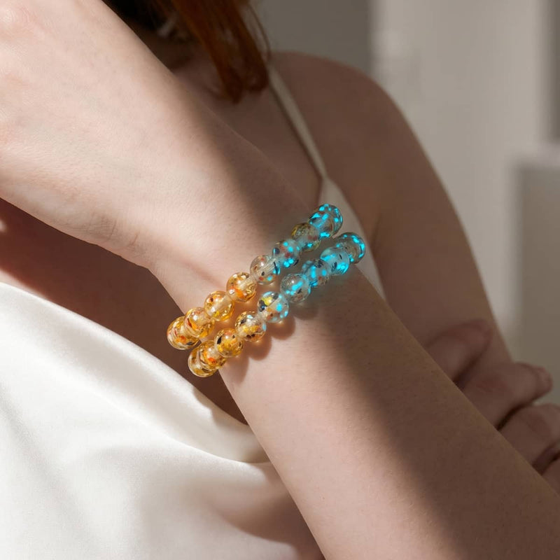 Mango Mimosa | Firefly Glass Confetti Bracelet
