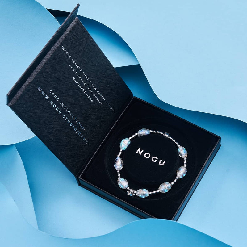 Alabaster Moon | Lunar Glass Essence Bracelet