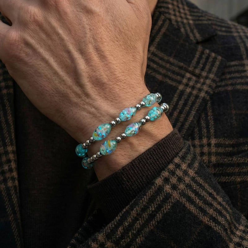 Eucalyptus | Lunar Glass Bloom Bracelet