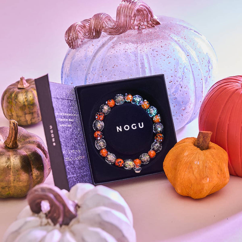 Nocturne | Firework Glass Pumpkin Bracelet