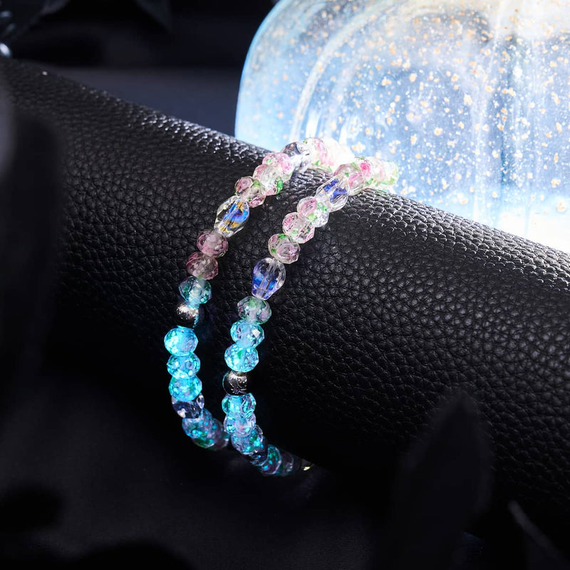Crystal Bloom | Firefly Glass Diamonds Skull Bracelet