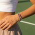 Rhodium x Unicorn Crystal | Tennis Club Bracelet