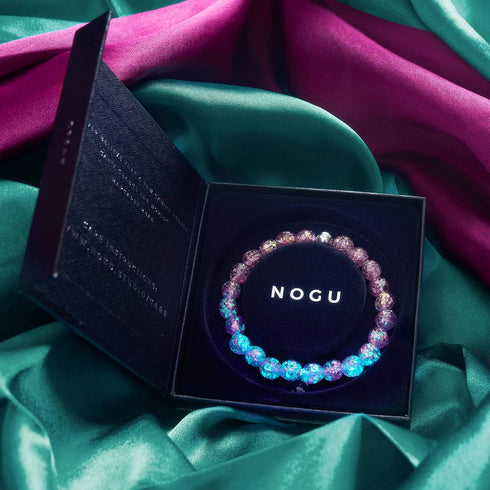 Amethyst Ice | Firework Glass Ice Drop Bracelet