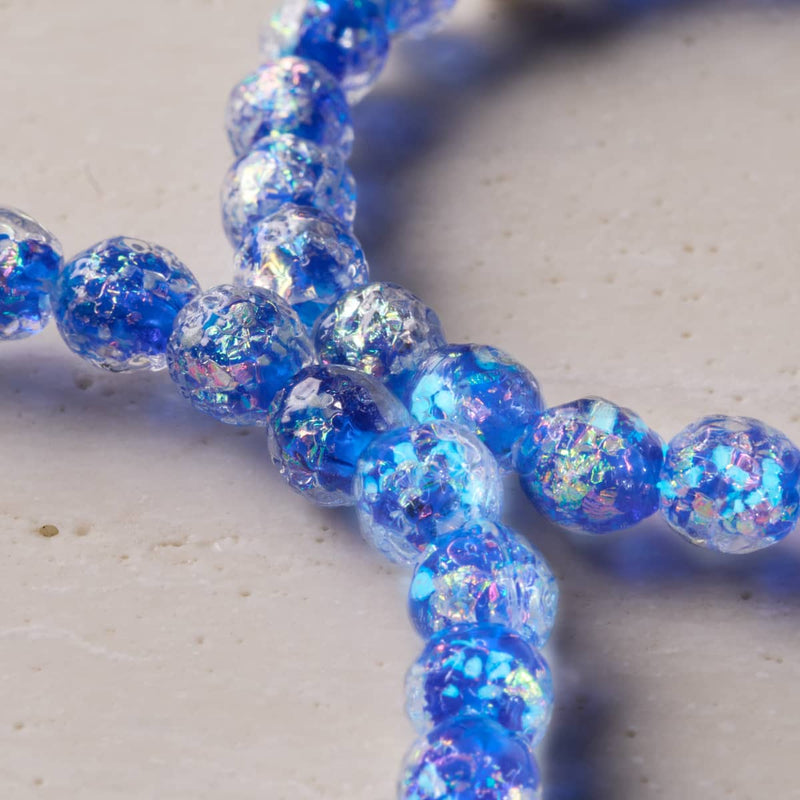 Azure Ice | Firework Glass Ice Drop Bracelet