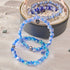 Azure Ice | Firework Glass Ice Drop Bracelet