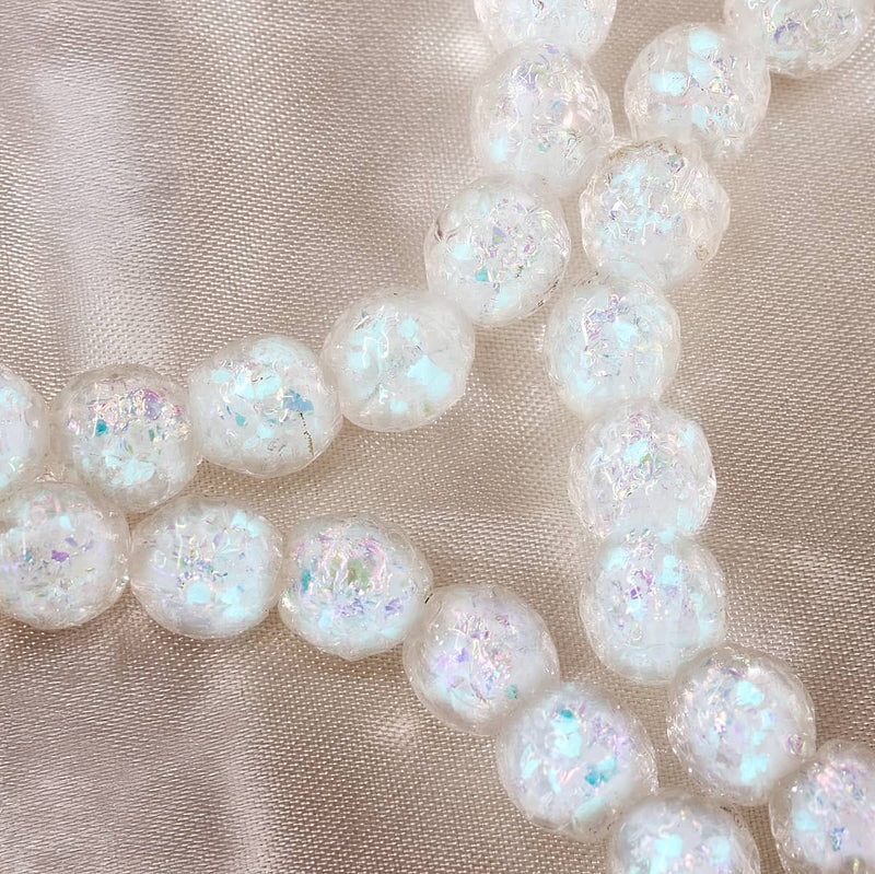 Rainbow Ice | Firework Glass Ice Drop Bracelet