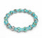Aquamarine | Firefly Glass x Crystal Swirl Bracelet